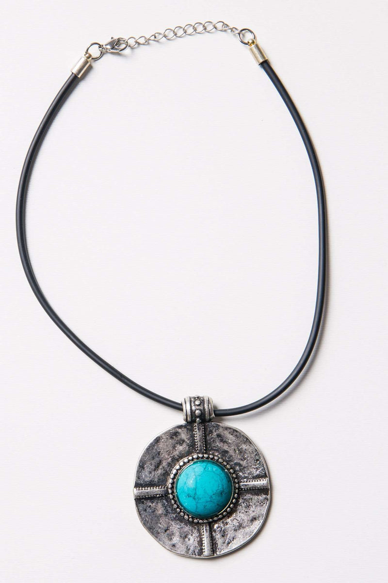 Antiqued Stone Necklace,Accessories