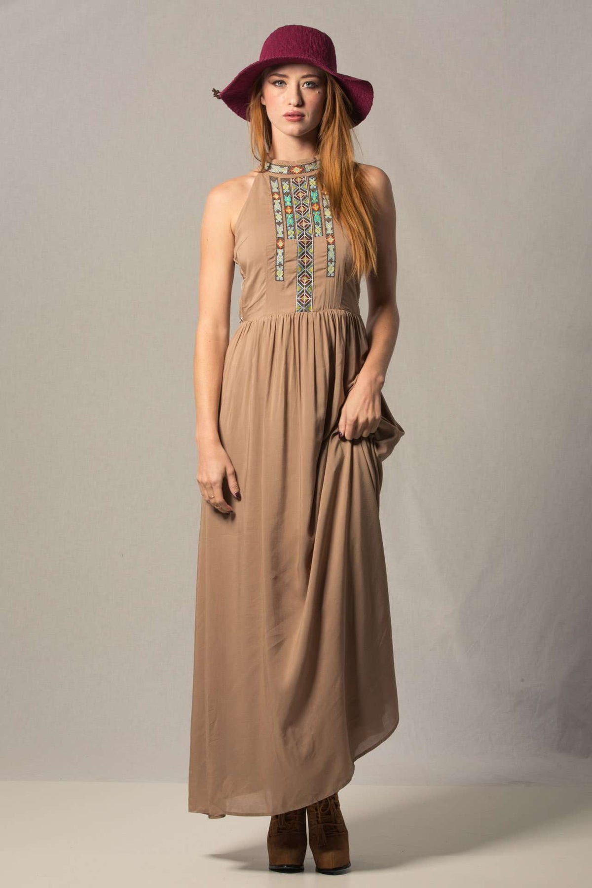 Caged Maxi Dress,Dresses