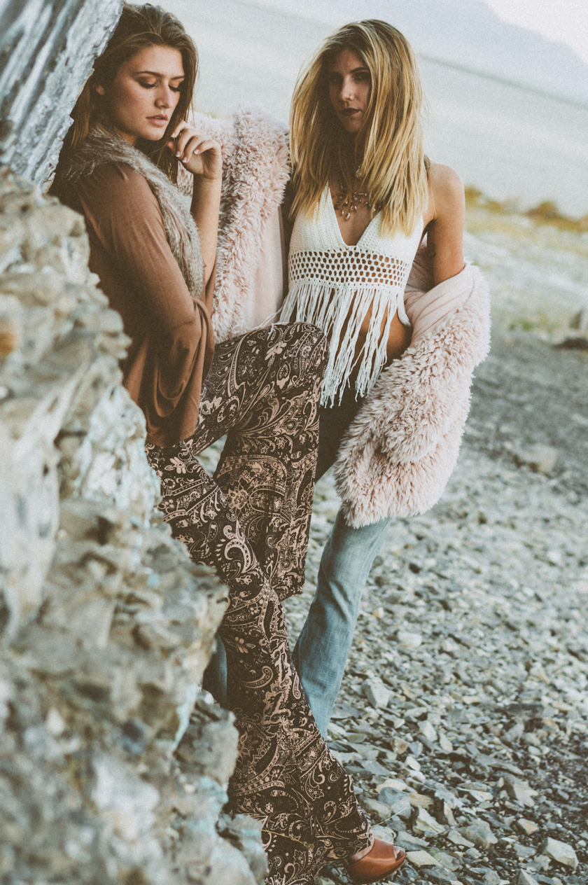 Fringed Crochet Crop Cami,Tops