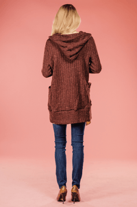 Laura Hooded Cardigan,Outerwear