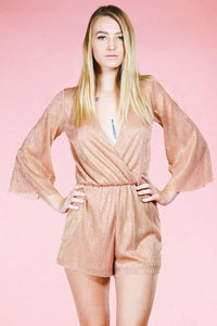 Rose Gold Romper,Rompers