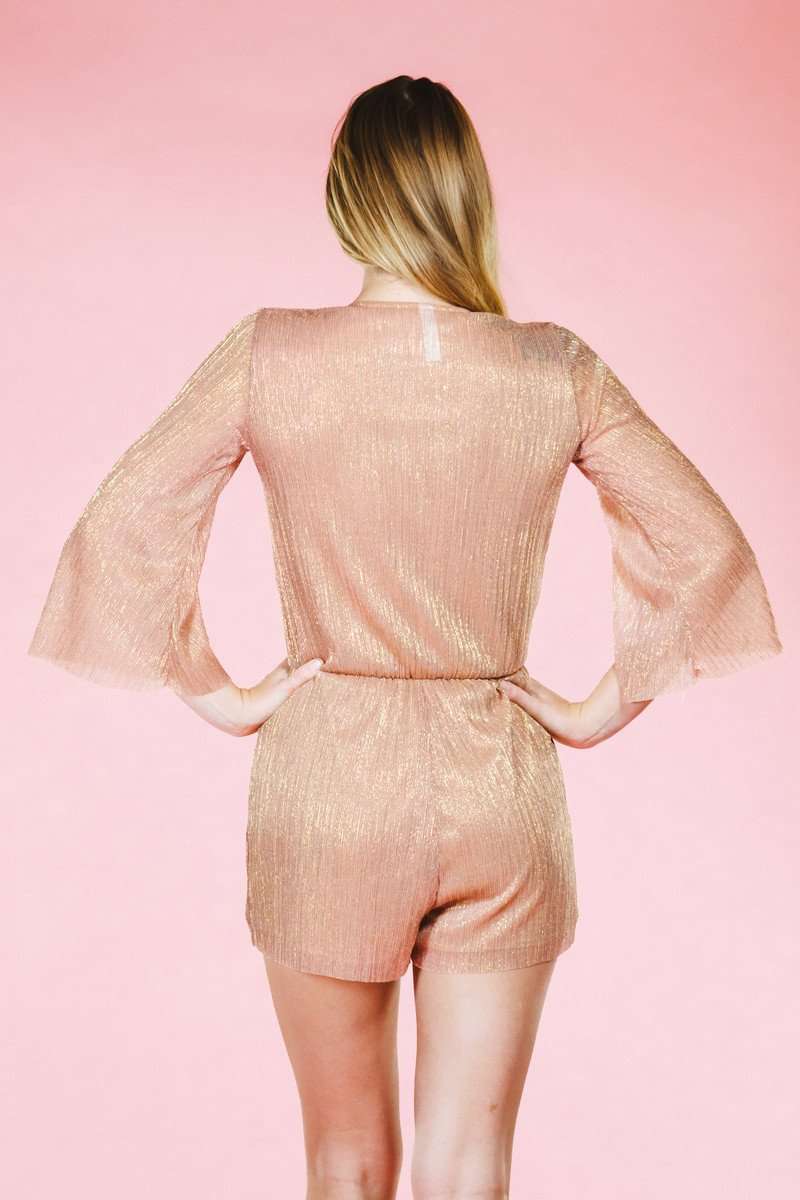 Rose Gold Romper,Rompers