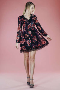 Rose Lace Dress,Dresses