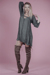 Tay Olive Shift Dress,Womem - Apparel - Dresses