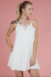 White Sky Crochet Mini,Womem - Apparel - Dresses