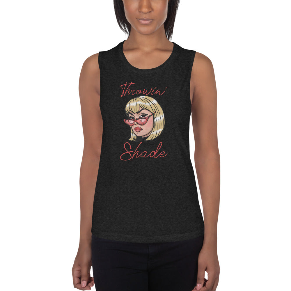 Throwing Shade Graphic Tee - Blonde